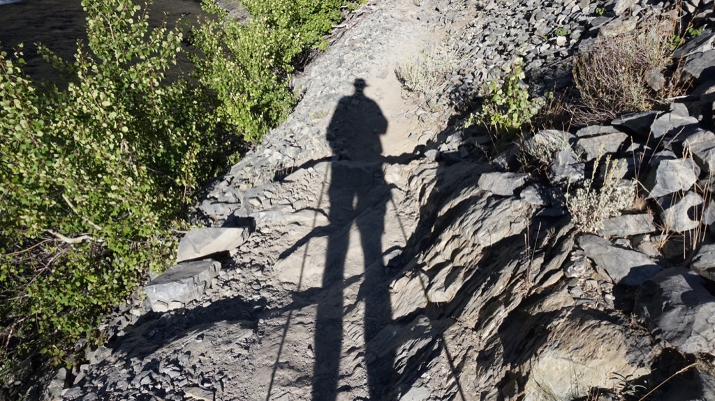 Morning hiker, I spent the night about 2.5 miles from the Piute Creek junction.