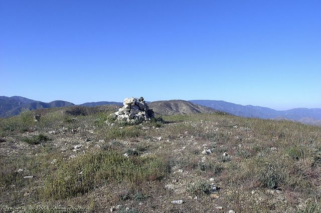 The summit of Old Mount Emma.